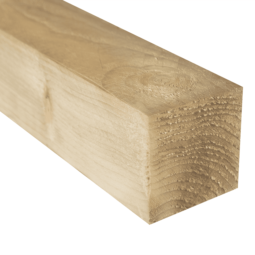Fence Post Green 75mm x 75mm x 2400mm ( 3" x 3" x 8FT)