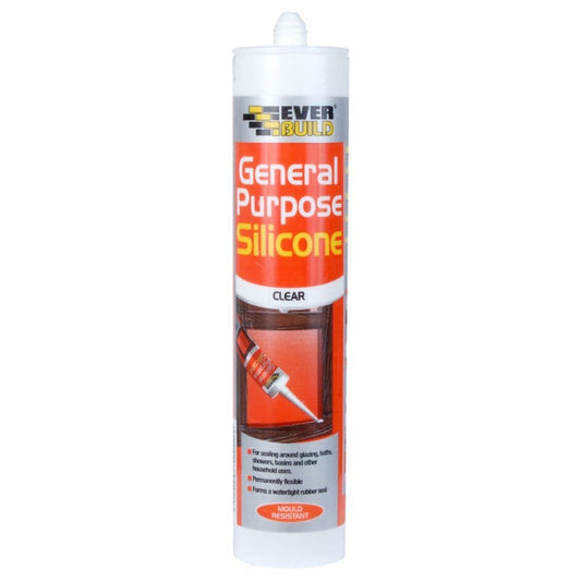 Everbuild Clear Silicon Sealant