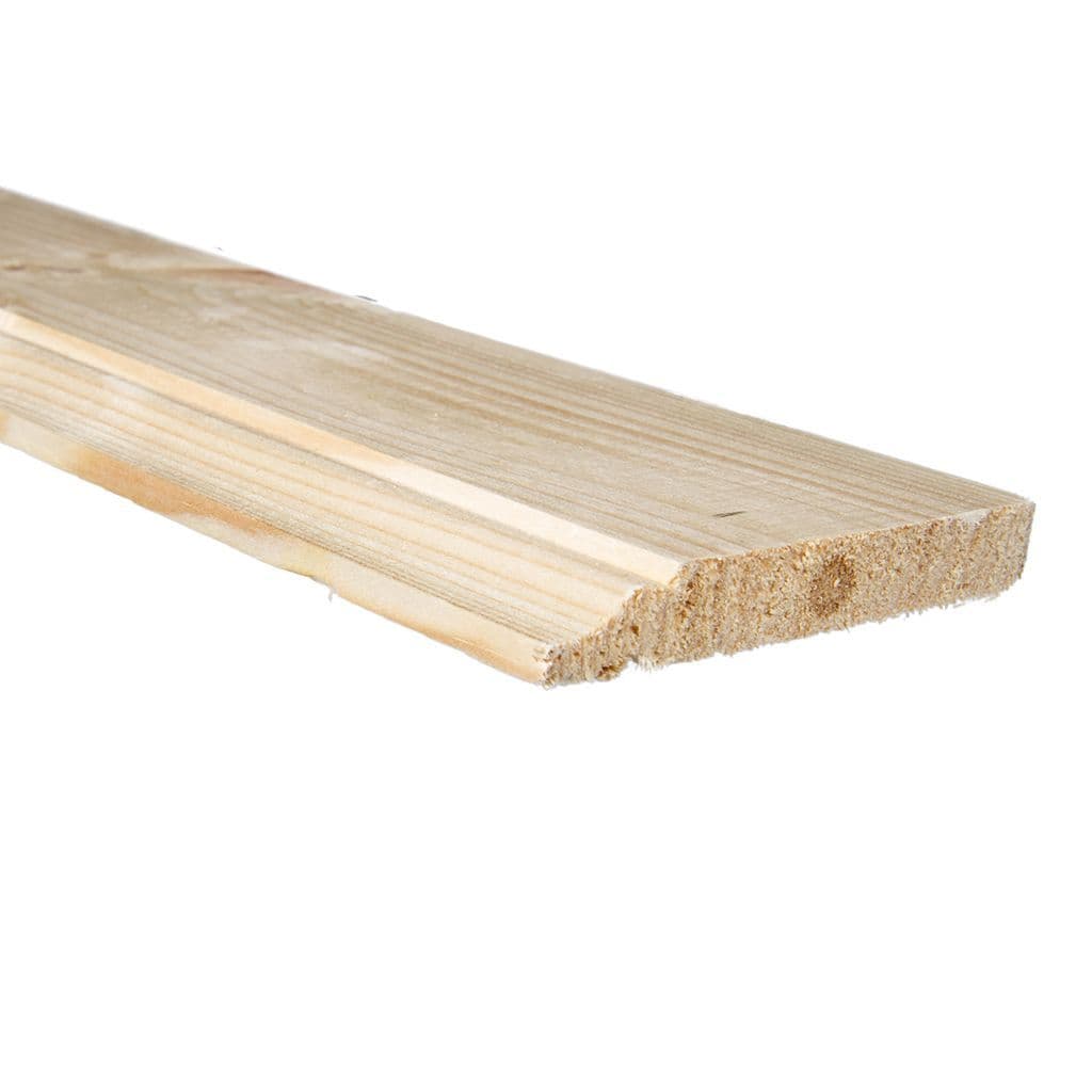 Redwood Pine Ogee Skirting 14.5mm X 144mm X 4200mm