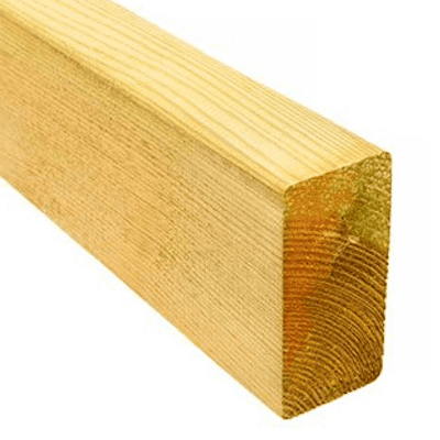 Treated Sawn Timber 47mm x 100mm x 4800mm (4 X 2)