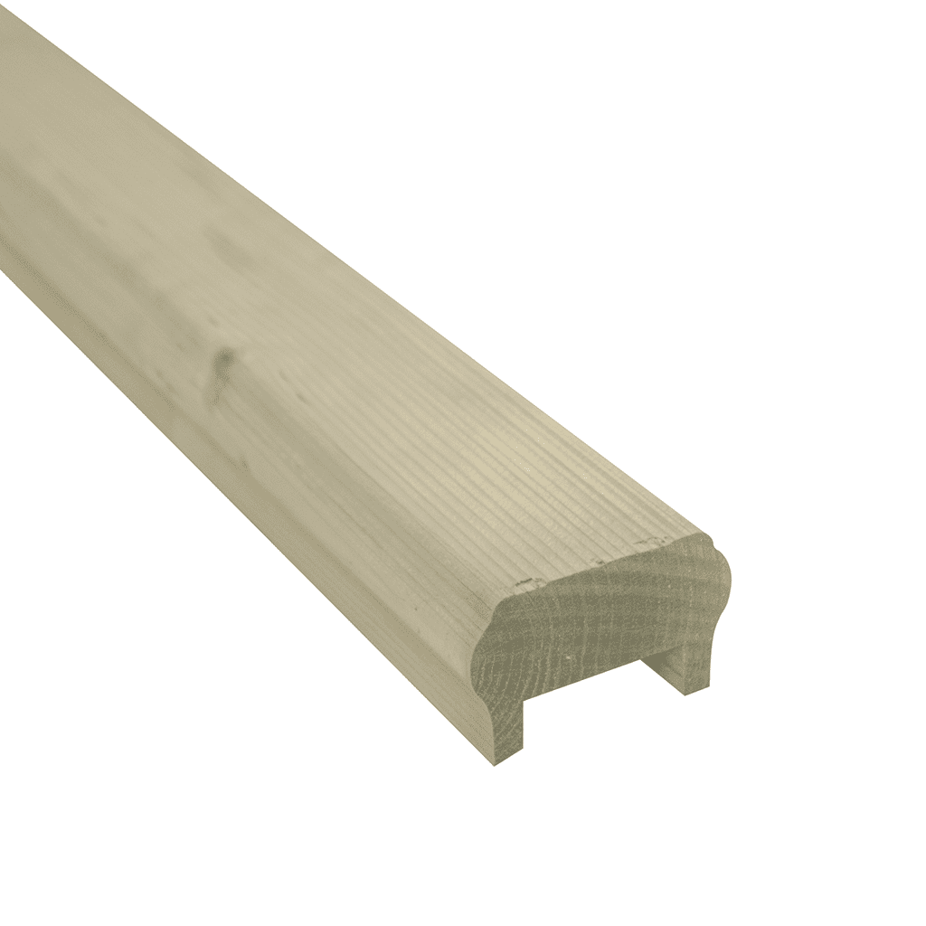 Decking Hand Rail / Base Rail Reversible 2400mm